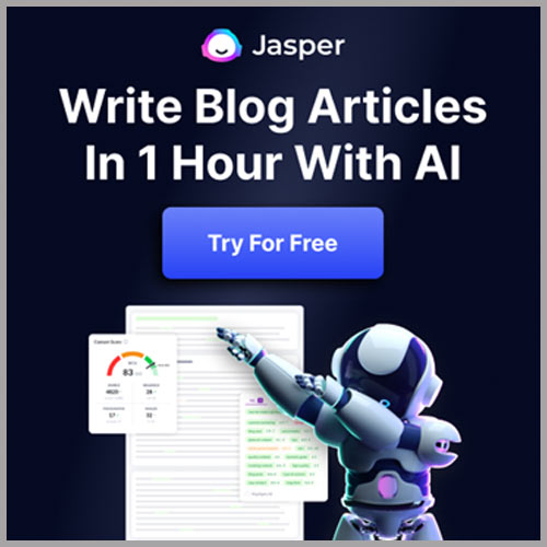 Jasper AI click