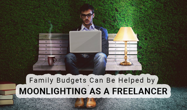 family budgets helped by moonlighting