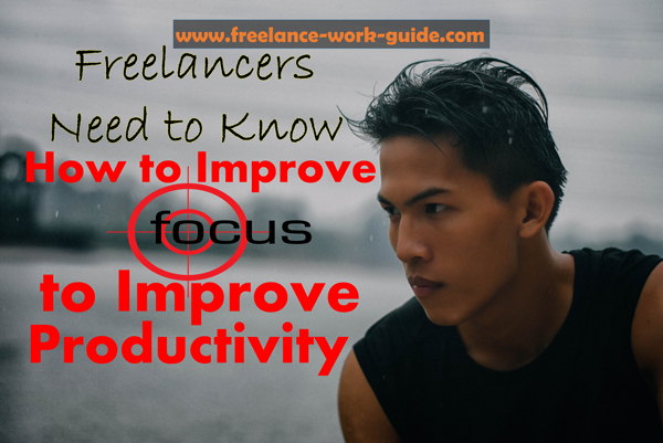 know how to improve focus to improve productivity