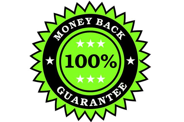 money back guarantee